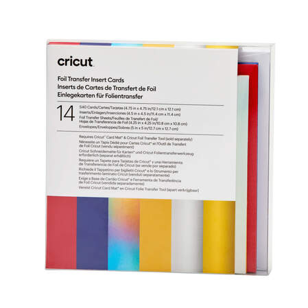 Foil Transfer Insert Cards, Celebration Sampler - S40 (14 ct) Foil Transfer Insert Cards, Celebration Sampler - S40 (14 ct)