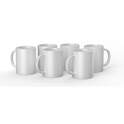 Ceramic Mug Blank, White - 15 oz/440 ml (6 ct)