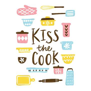 Iron-On Designs™, Kiss the Cook (LG)