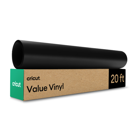 Vinyl im Vorteilspack (3 m / 20 Fu&szlig;), Schwarz