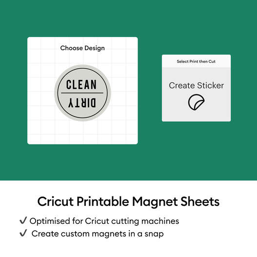Printable Magnet Sheets &ndash; A4 (8 ct), White