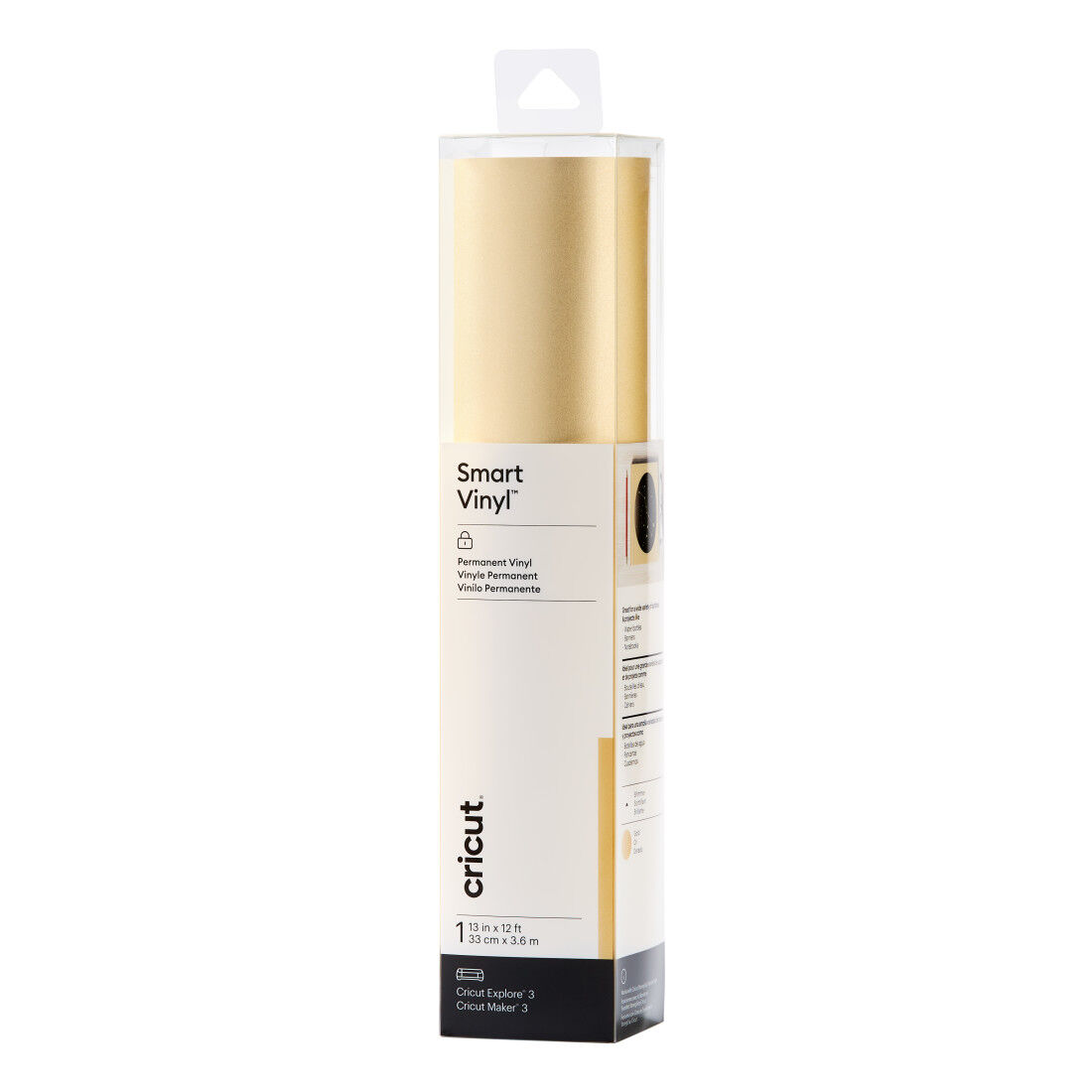 Cricut™ Smart Vinyl™ Shimmer | Permanent (3.6 m) | Gold