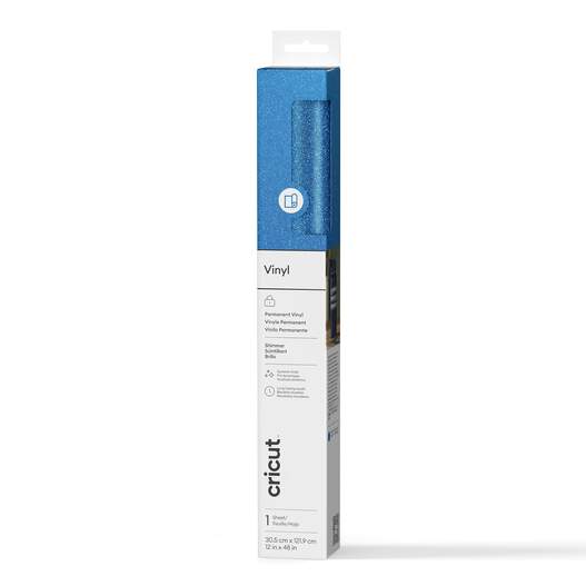 Shimmer Vinyl &ndash; Permanent (4 ft), Blue