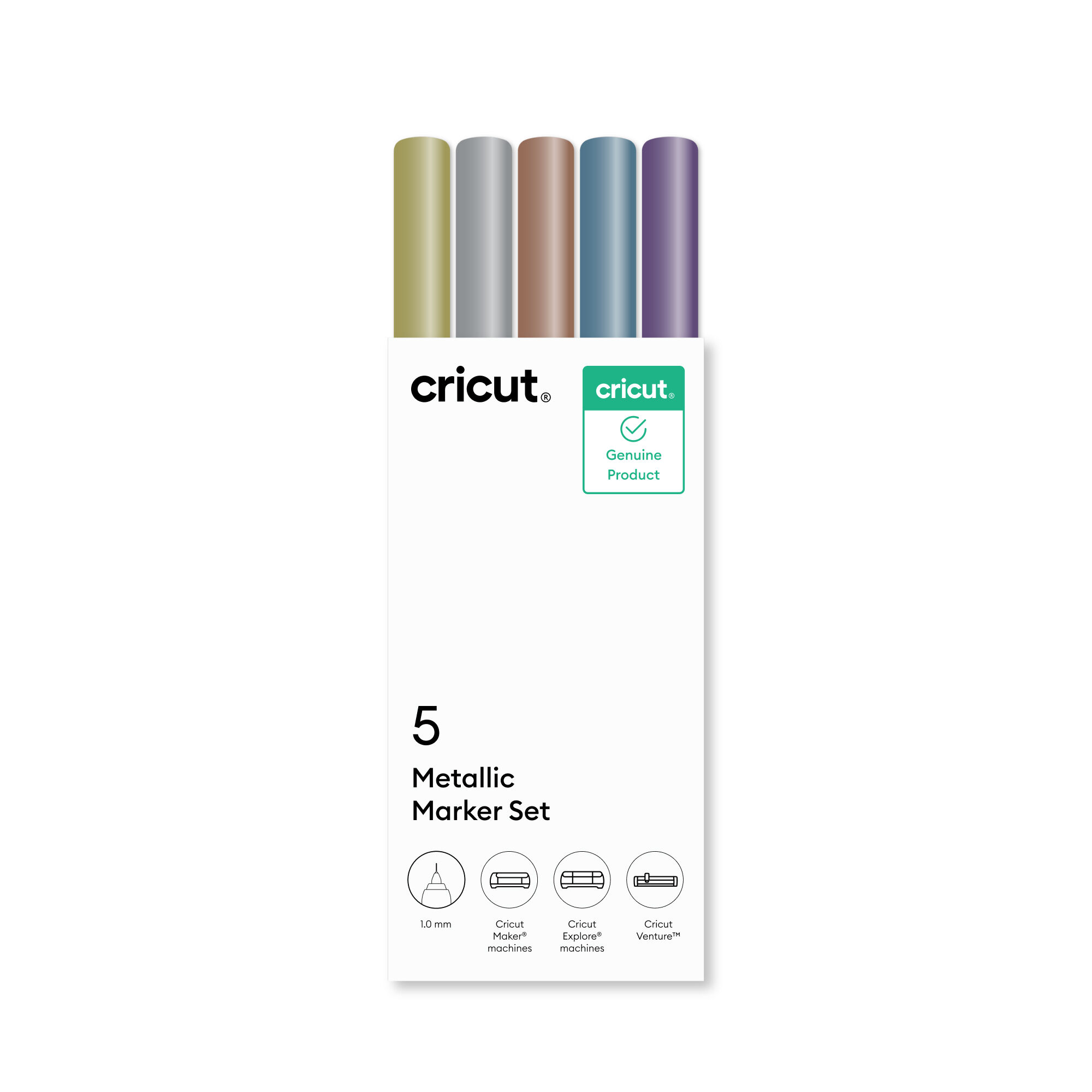 Stifteset, Metallic (5 Stk.)