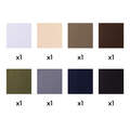 &Eacute;cusson thermocollant, couleurs unies neutres &ndash; 20,3 cm &times; 30,5 cm (8 po &times; 12 po) (8 unit&eacute;s)