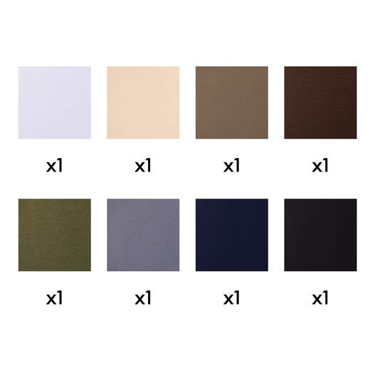 &Eacute;cusson thermocollant, couleurs unies neutres &ndash; 20,3 cm &times; 30,5 cm (8 po &times; 12 po) (8 unit&eacute;s)