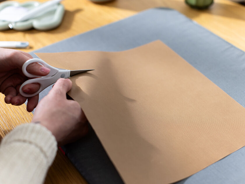 Cutting teflon sheet