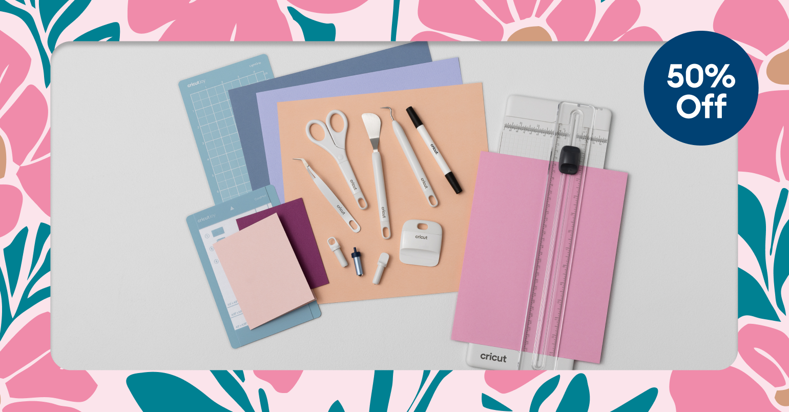 Save 50% on materials & accessories