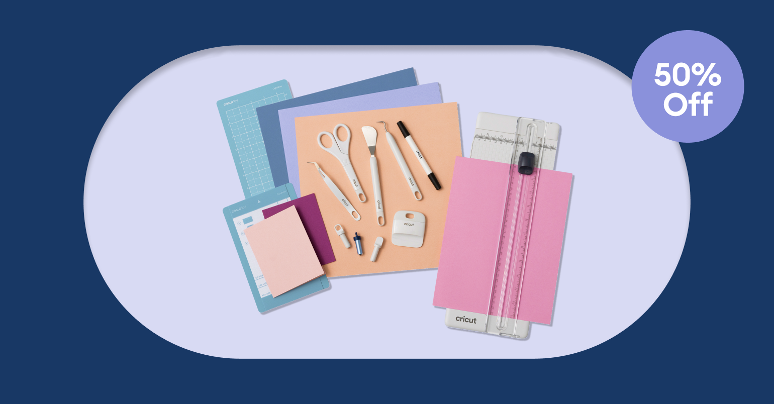 Save 50% on materials & accessories