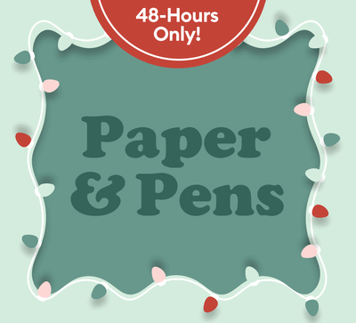 Paper & Pen Flash Sale