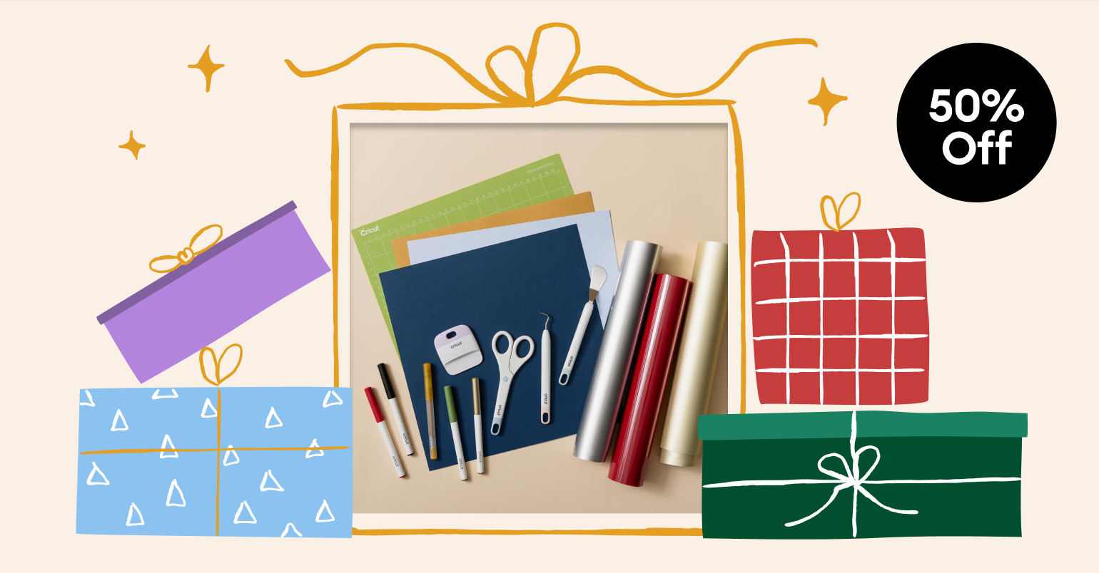 Save 50% on materials & accessories