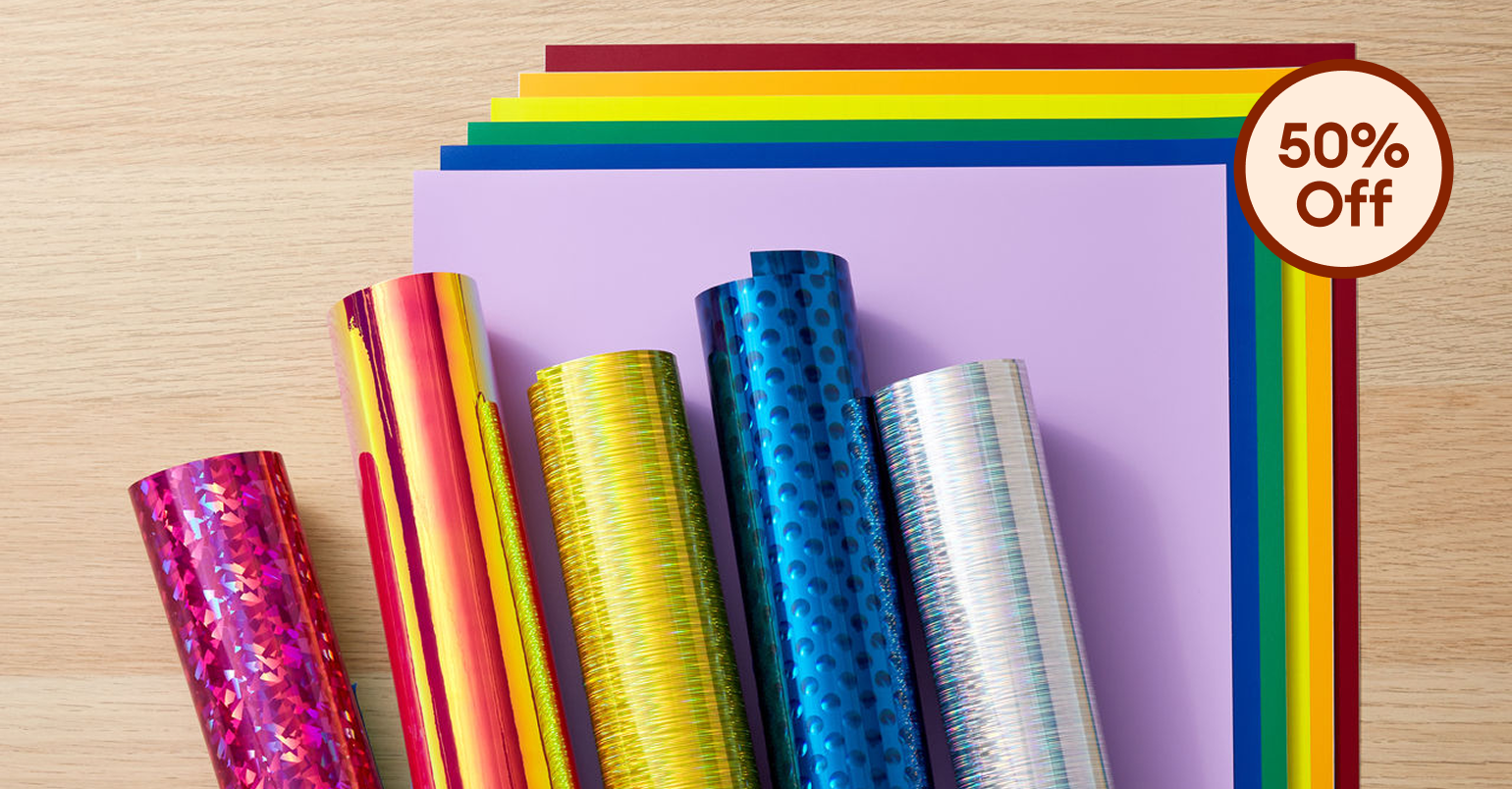 Save 50% on materials & accessories