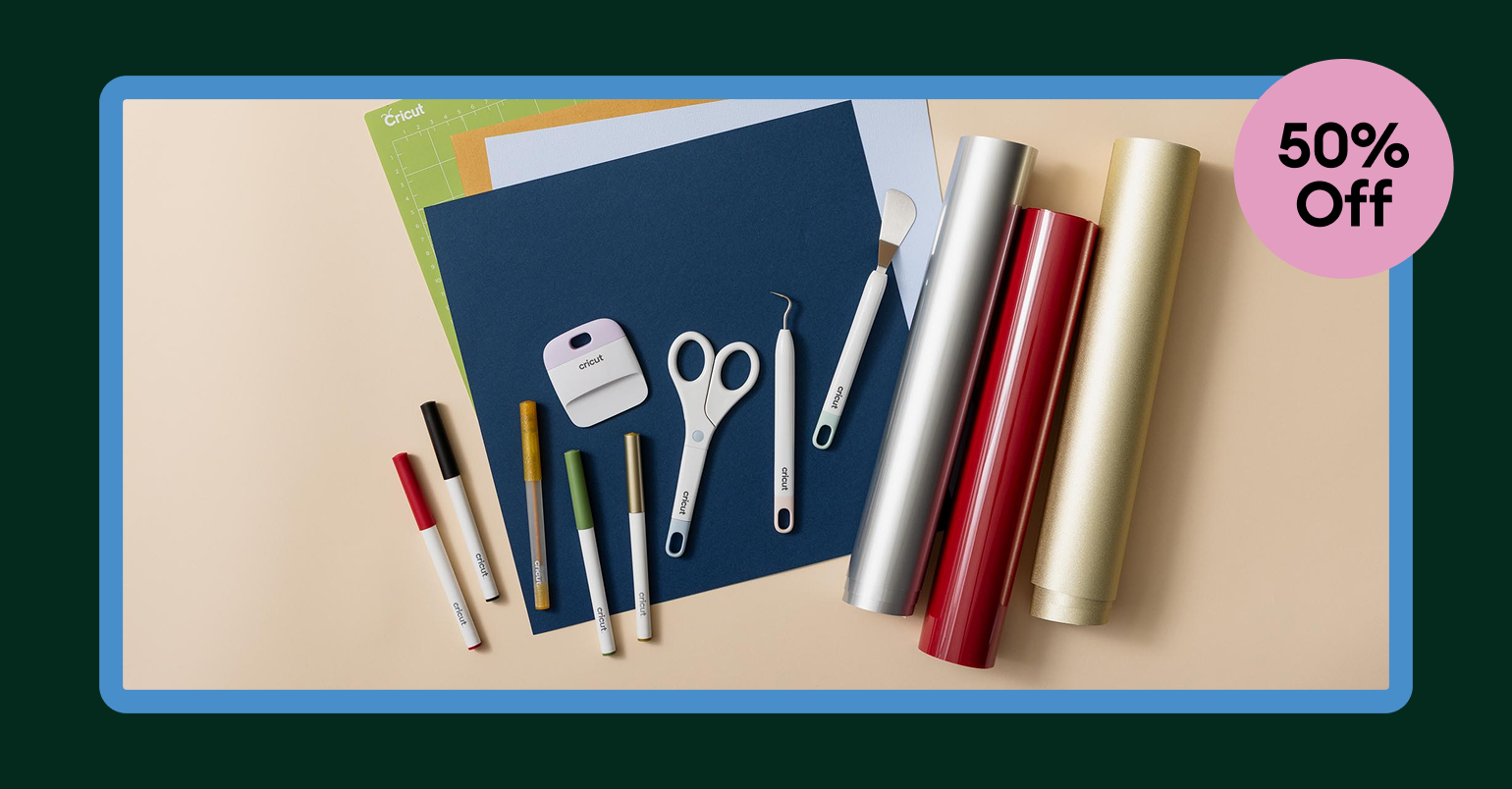 Stock up on materials for 50% off