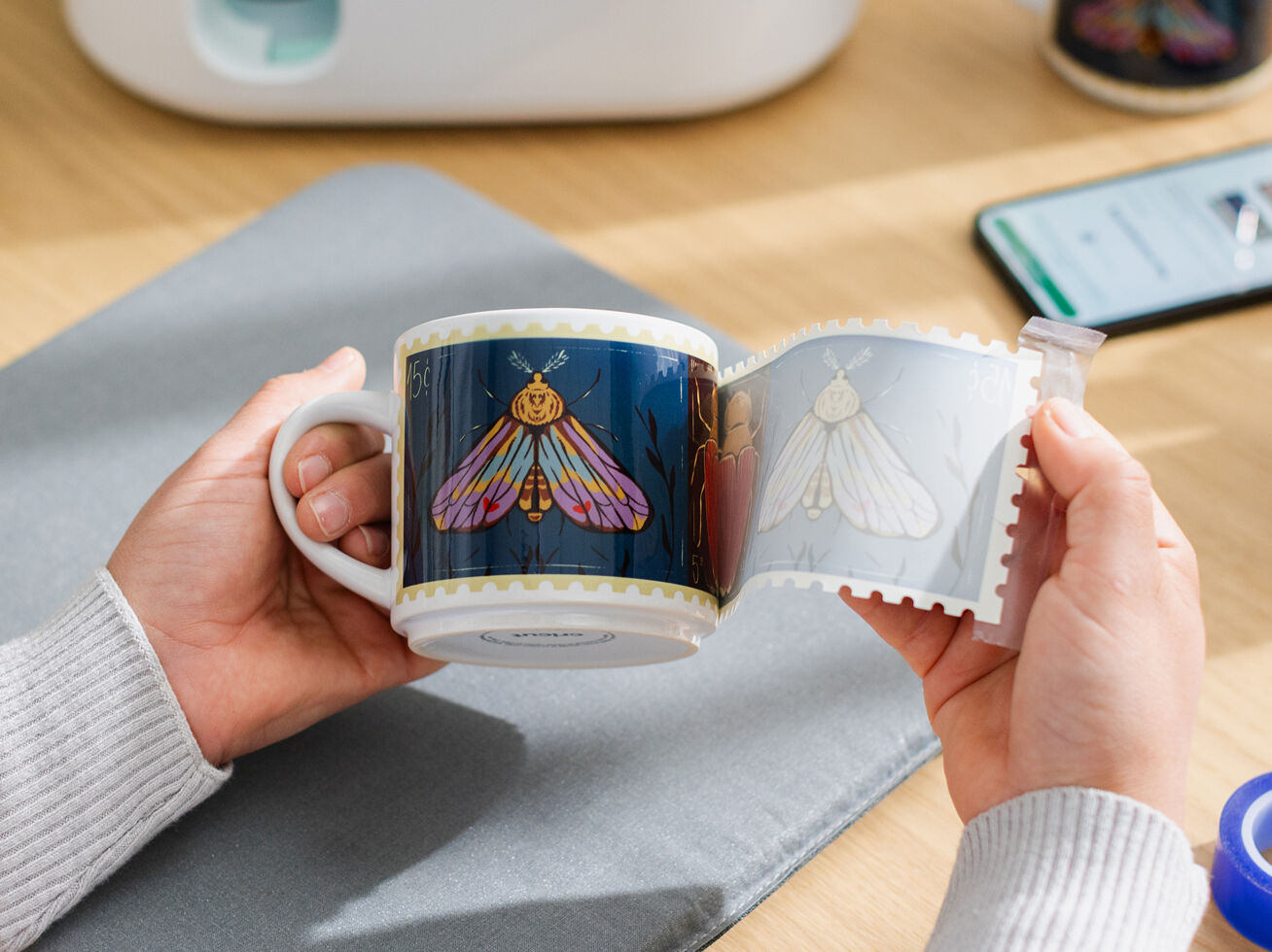 Revealing final sublimation design
