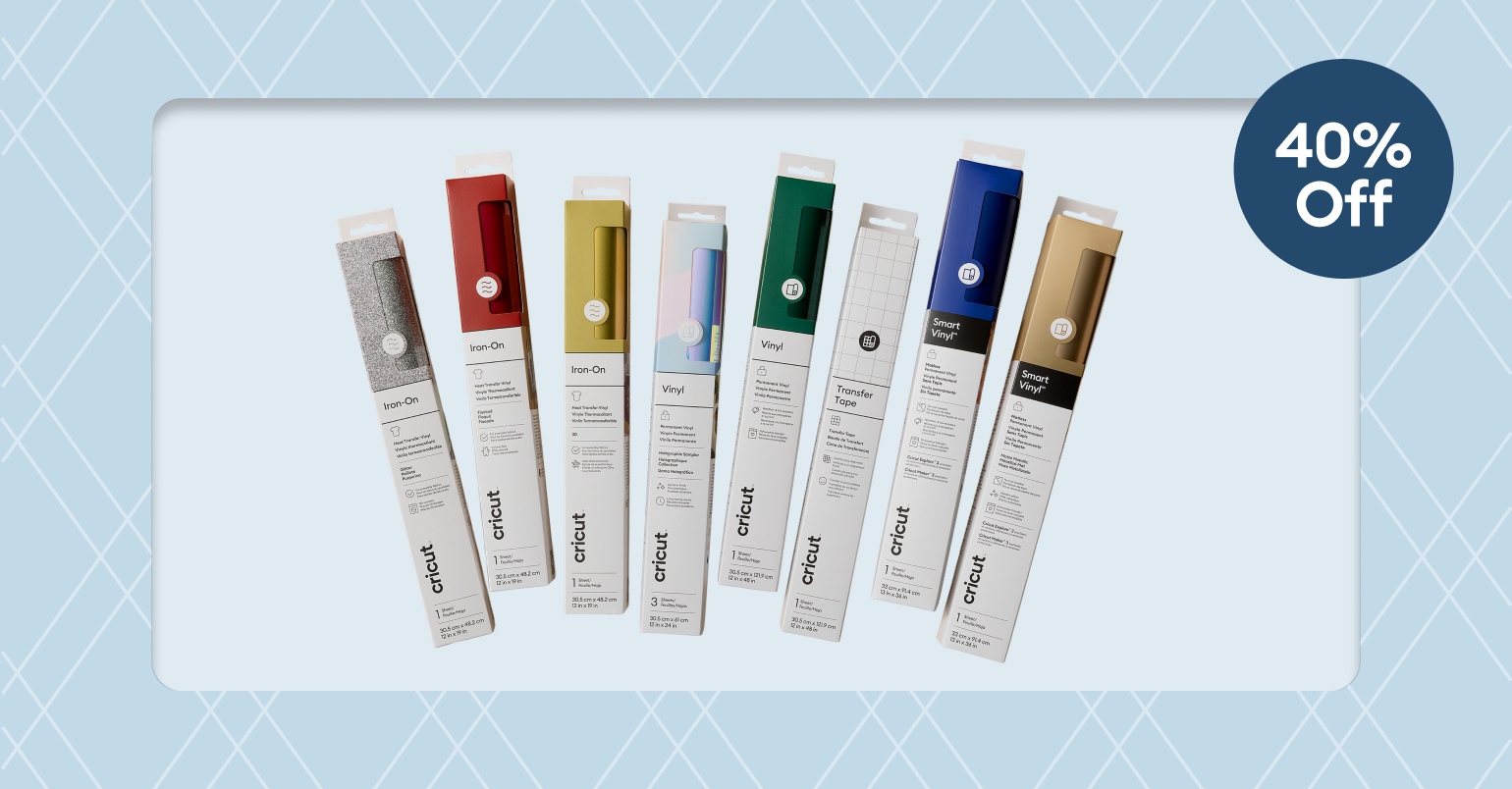 Save 40% on vinyl & htv