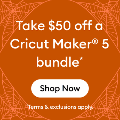 Take $50 off Cricut Maker 5 bundle