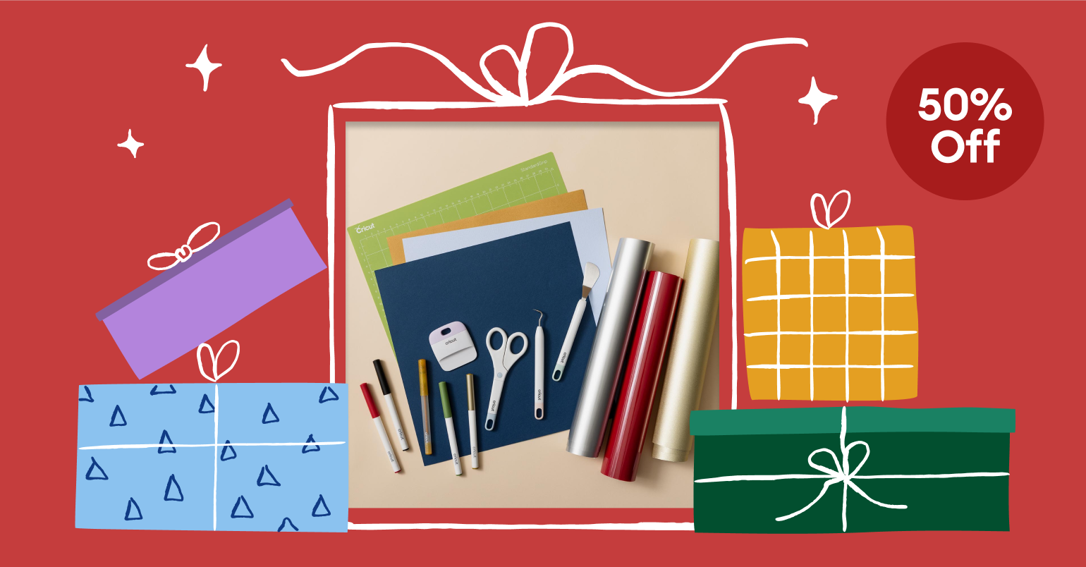 Save 50% on materials & accessories