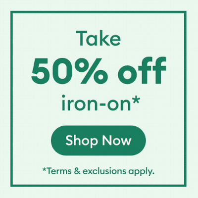 Iron-On Flash Sale