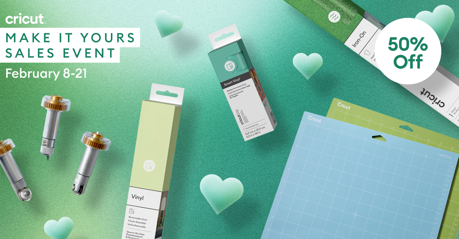 Save 50% on materials & accessories