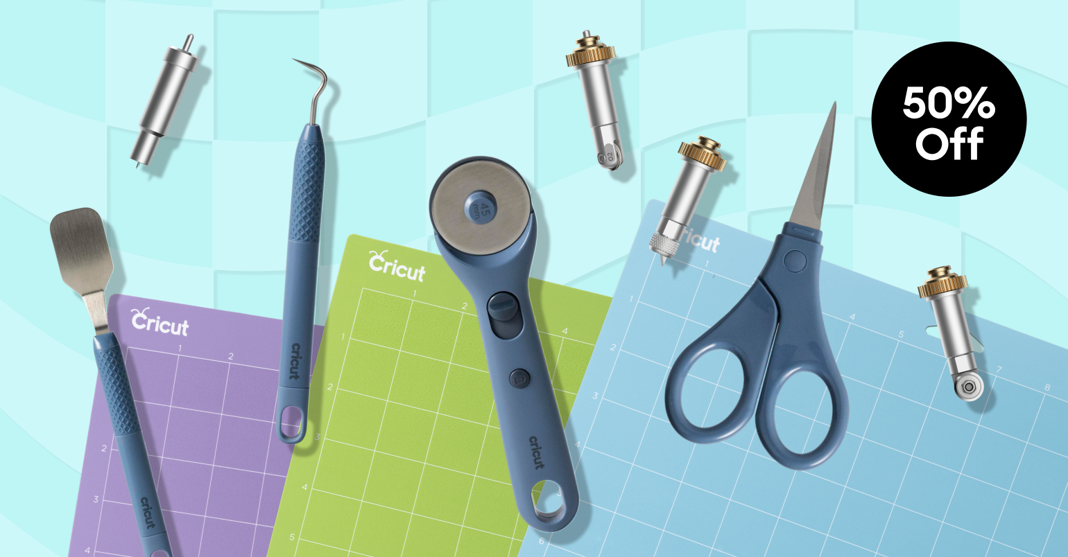 Save 50% on mats, tools & blades