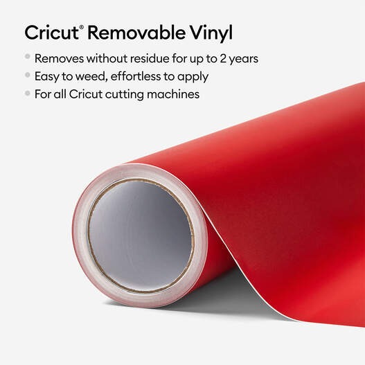 Cricut Vinyl | Permanent | 15 ft | Dark Red