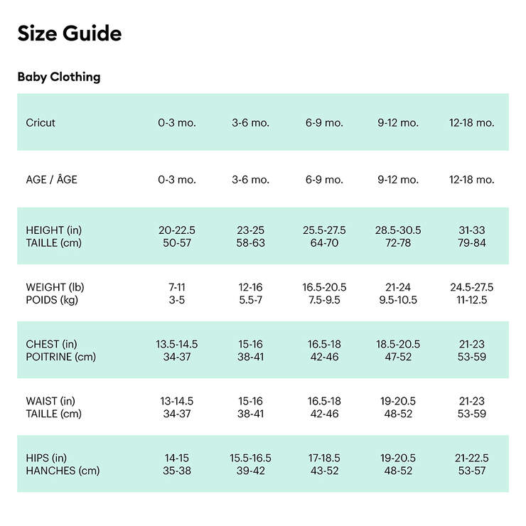 Baby Bodysuit Blank Cricut Shop