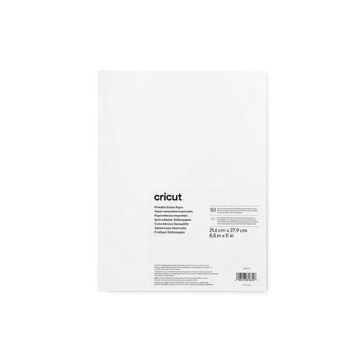 Cricut Printable Sticker Paper ,White