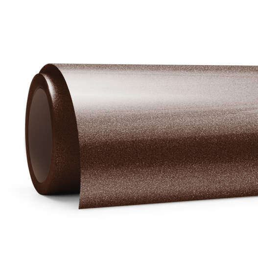 Glitter Iron-On, Brown