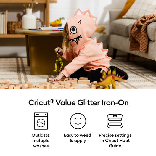 Value Glitter Iron-On (10 in x 8 ft)
