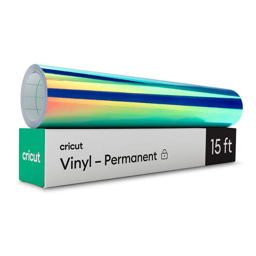 Cricut Shimmer Permanent Vinyl | Gold | 1.2 m (4 ft) | Self Adhesive Vinyl  Roll | for use with All Cutting Machines