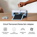 Cricut&reg; Permanent Markers 1.0 mm, Black (3 ct) + Adapter