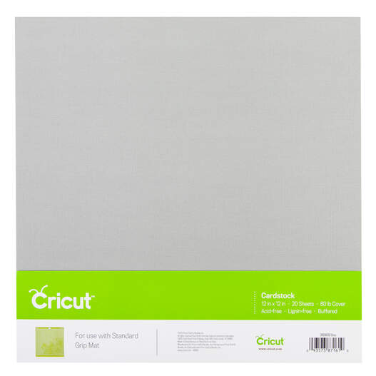 Cricut Kraft Board 12X12 20 Sheets-Natural