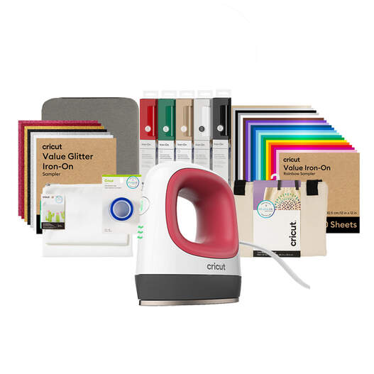 Cricut EasyPress Mini&trade;, Raspberry + Everything Bundle