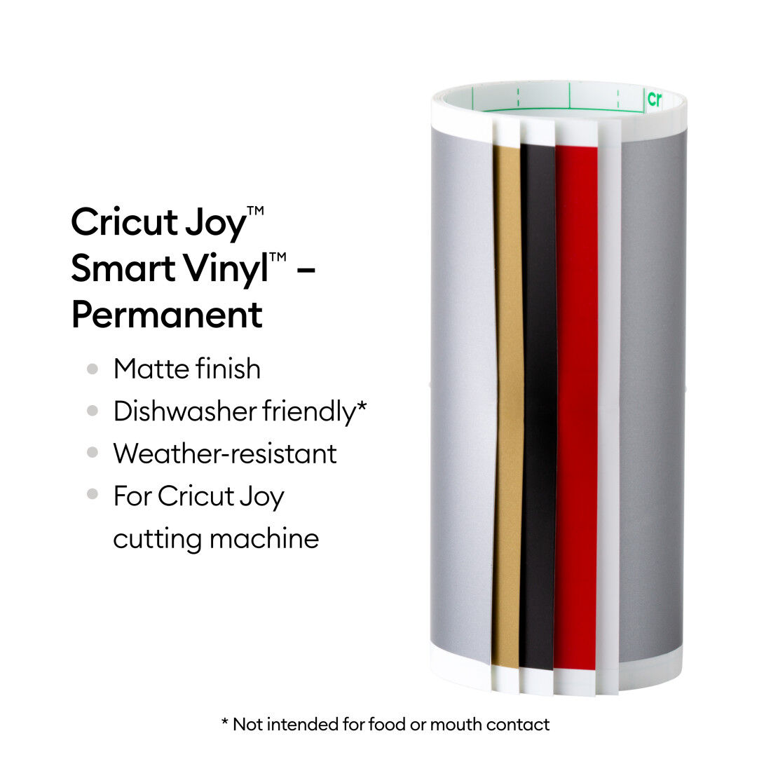 Cricut Joy Machine with Smart Vinyl Rolls, Standard Grip Cutting