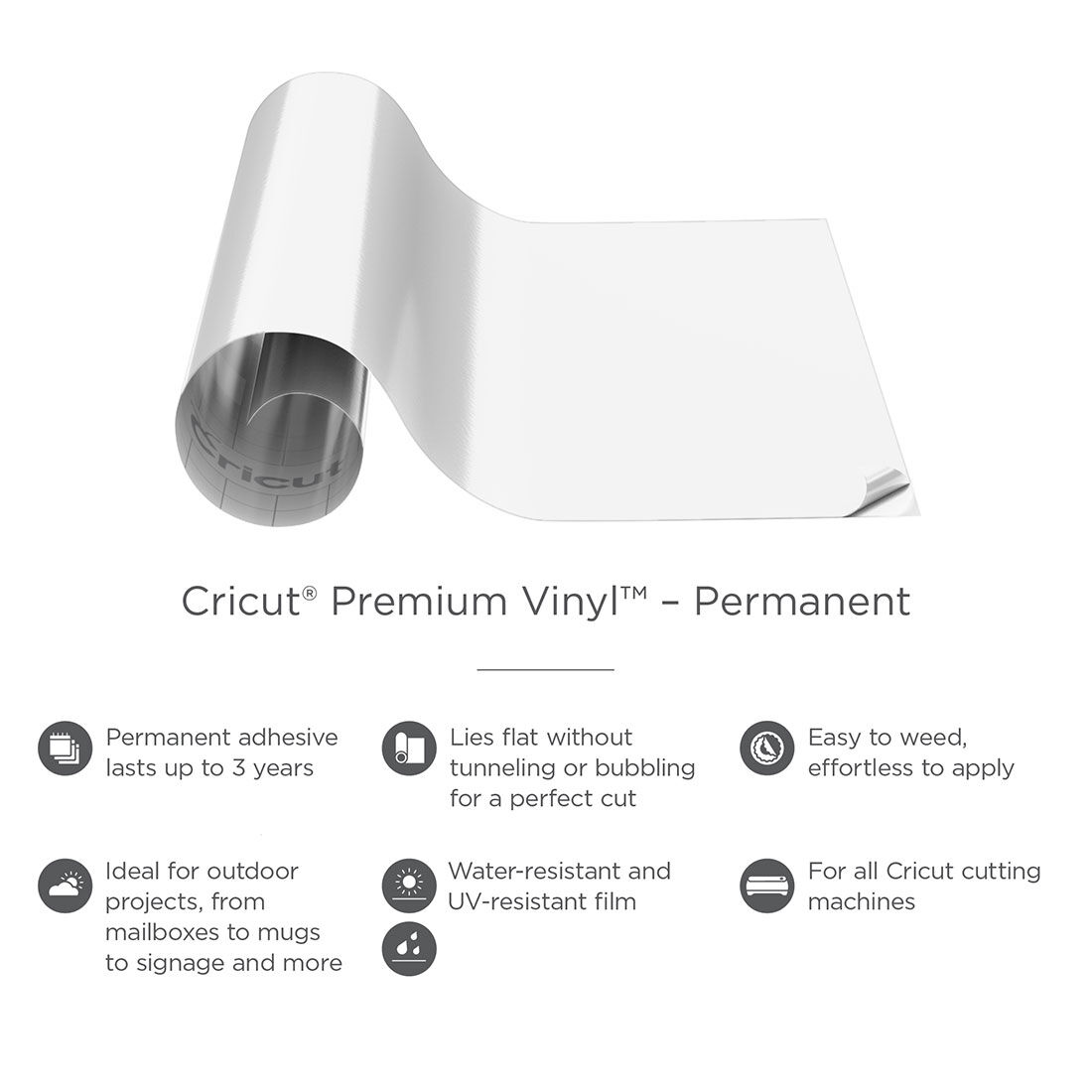 Cricut shop white vinyl