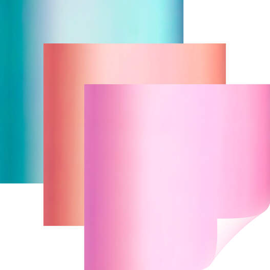 Holographic Sparkle Vinyl Sampler, Neon Riot Holographic Sparkle Vinyl Sampler, Neon Riot