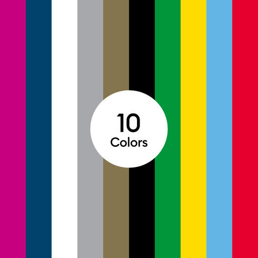 Cricut® Smart Iron-On™ Matless Heat Transfer Vinyl, Variety Sampler - 13 in x 12 in (12 ct)