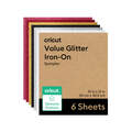Value Glitter Iron-On, Party Sampler - 10 in x 12 in (6 ct)