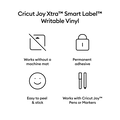 Cricut Joy Xtra™ Smart Vinyl™ Writable Vinyl – Permanent (3 ct)