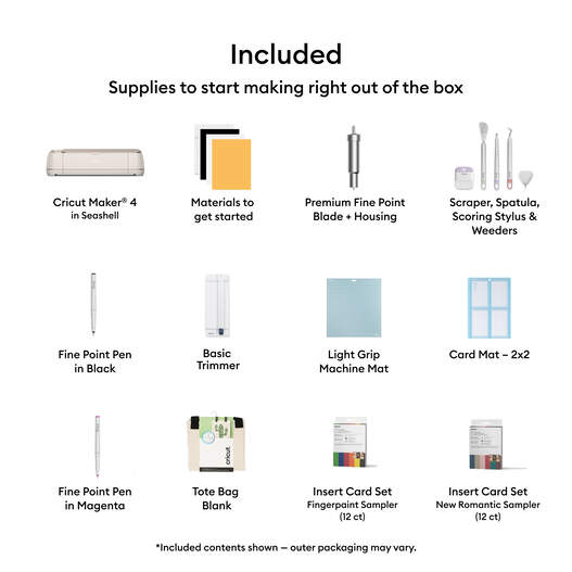 Cricut Maker® 4 + Everything Bundle