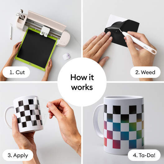 Cricut® Heat-Activated, Color-Changing Vinyl – Permanent (12 in x 24 in)