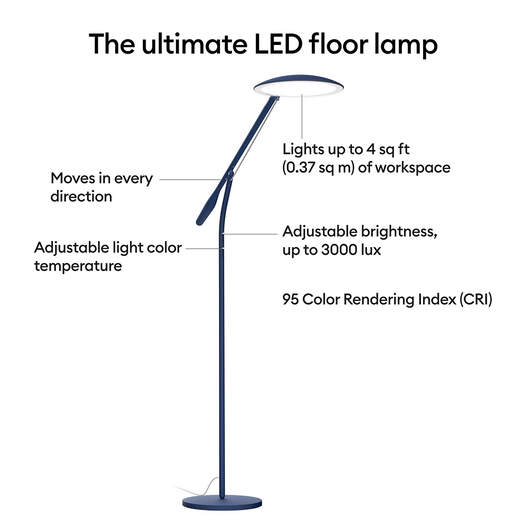 Cricut - Bright 360 Ultimate LED Floor Lamp - Indigo
