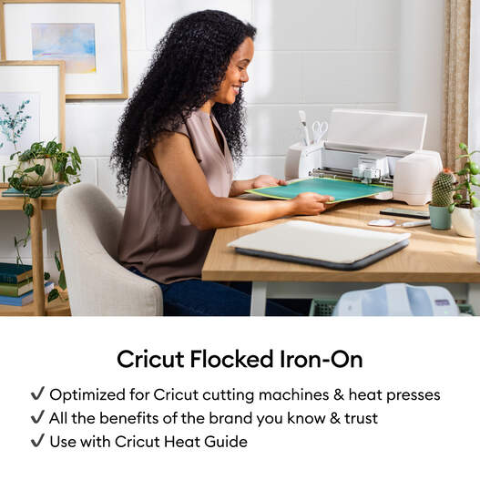Cricut® Flocked Iron-On (12 in x 19 in) Cricut® Flocked Iron-On (12 in x 19 in)