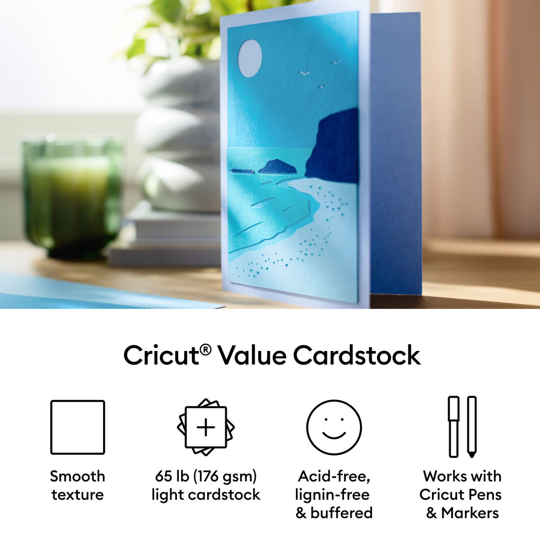 Cricut Value Cardstock Ocean Sampler - 8.5