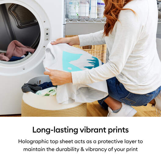 Cricut&reg; Printable Iron-On Holographic &ndash; 8.5 in x 11 in (4 ct)