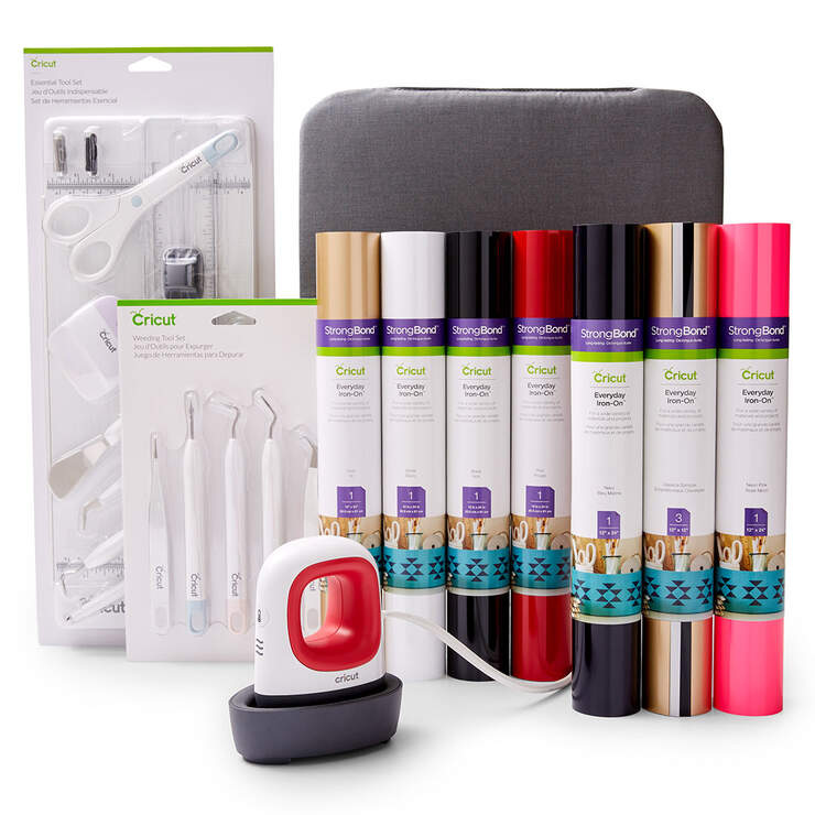 Cricut EasyPress Mini™, Raspberry + Everything Iron -On Bundle Cricut EasyPress Mini™, Raspberry + Everything Iron -On Bundle