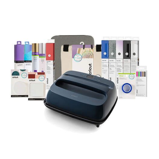Cricut EasyPress&reg; SE &ndash; 12 in x 10 in, Blue + Everything Bundle