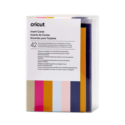 Cricut Sensei Sampler Insert Cards R10, 42Pack