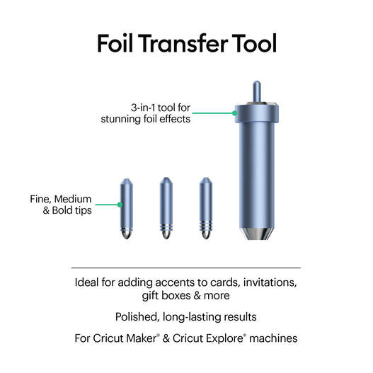 Foil Transfer Kit Cricut Explore Air 2/explore Air 3 1 Foil - Temu