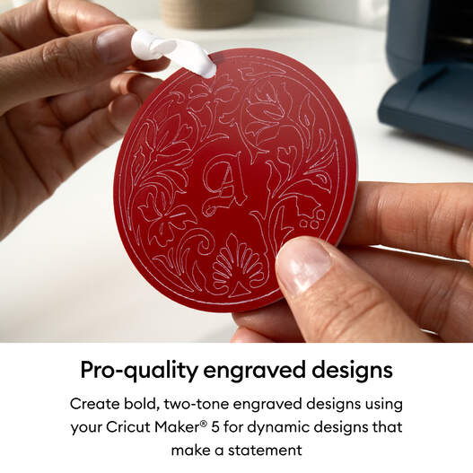 Cricut&reg; Two-Color Engraving Blanks, Square - 3 in (8 ct), 3 mm thick